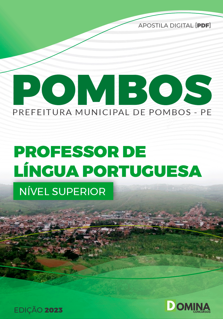 Apostila Pref Pombos PE 2023 Professor Língua Portuguesa