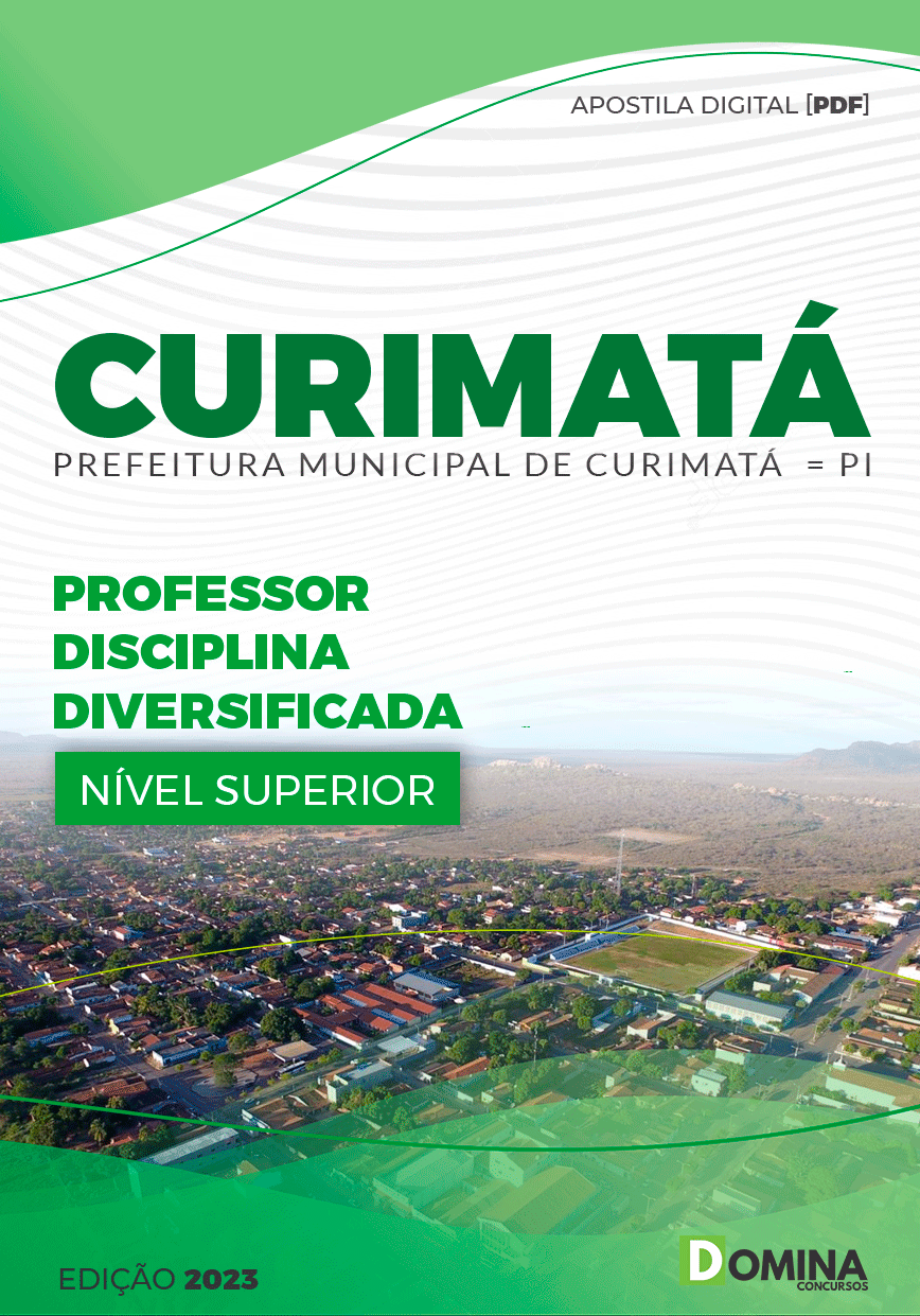 Apostila Pref Curimatá PI 2023 Professor Disciplina Diversificada