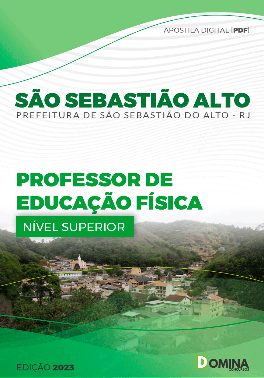 Apostila Pref São Sebastião Alto RJ 2024 Professor Educação Física