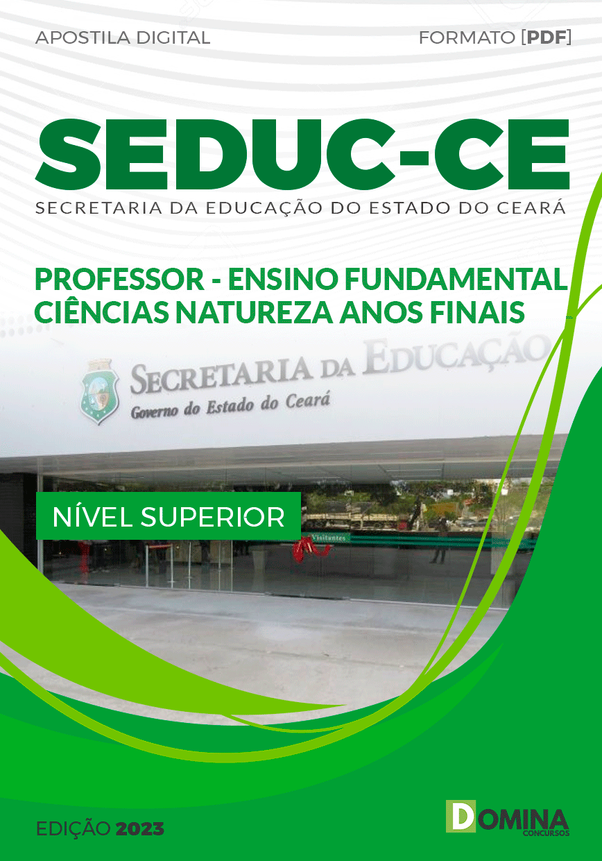 Apostila SEDUC CE 2023 Professor EF Ciências Natureza Anos Finais 6º ao 9º