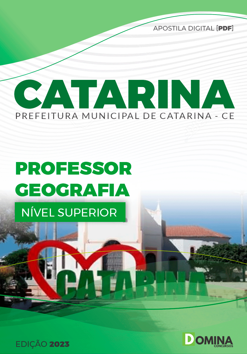Apostila Pref Catarina CE 2023 Professor Geografia