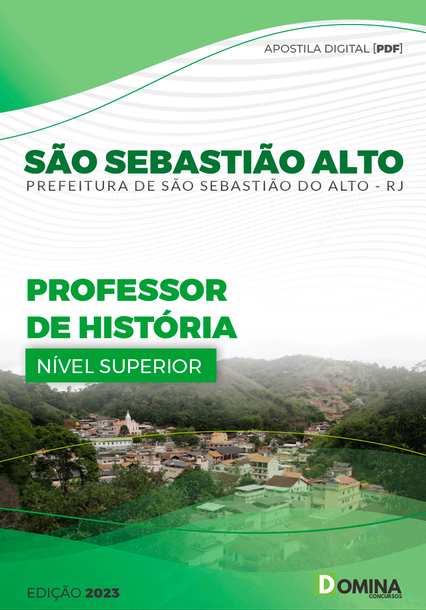 Apostila Pref São Sebastião Alto RJ 2024 Professor História