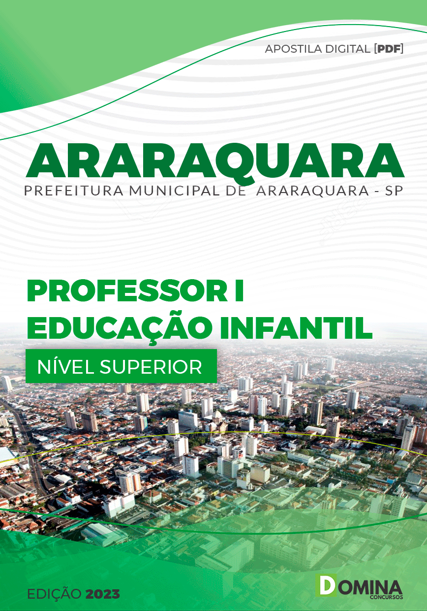 Apostila Pref Araraquara SP 2203 Professor II Educação Infantil