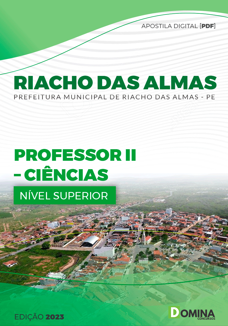 Apostila Pref Riacho das Almas PE 2023 Professor II Ciências