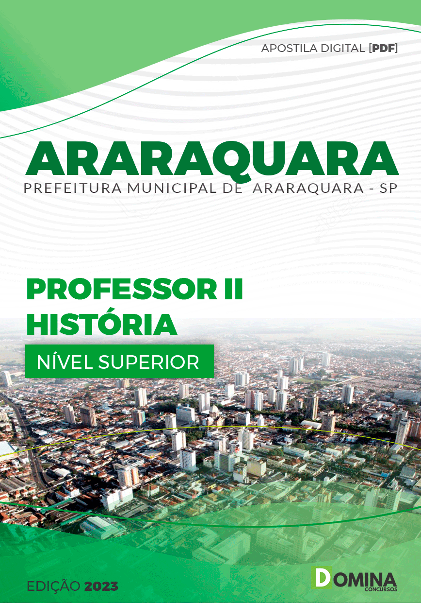 Apostila Pref Araraquara SP 2023 Professor II História