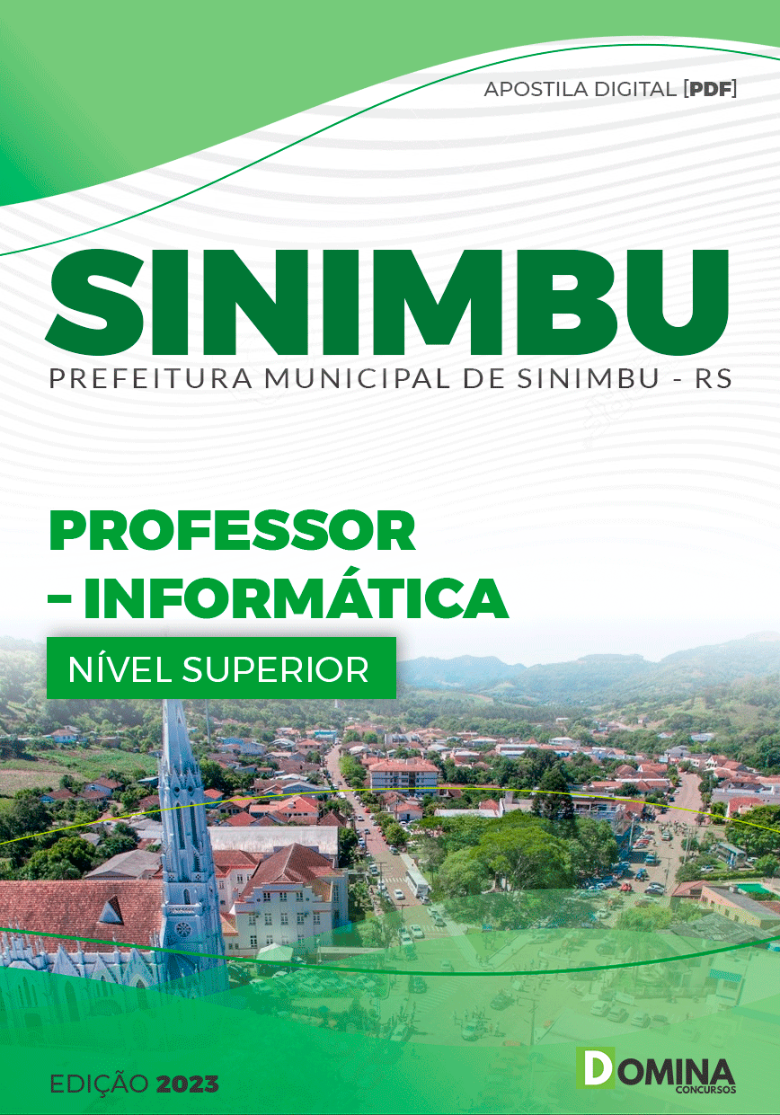 Apostila Concurso Pref Sinimbu RS 2023 Professor Informática
