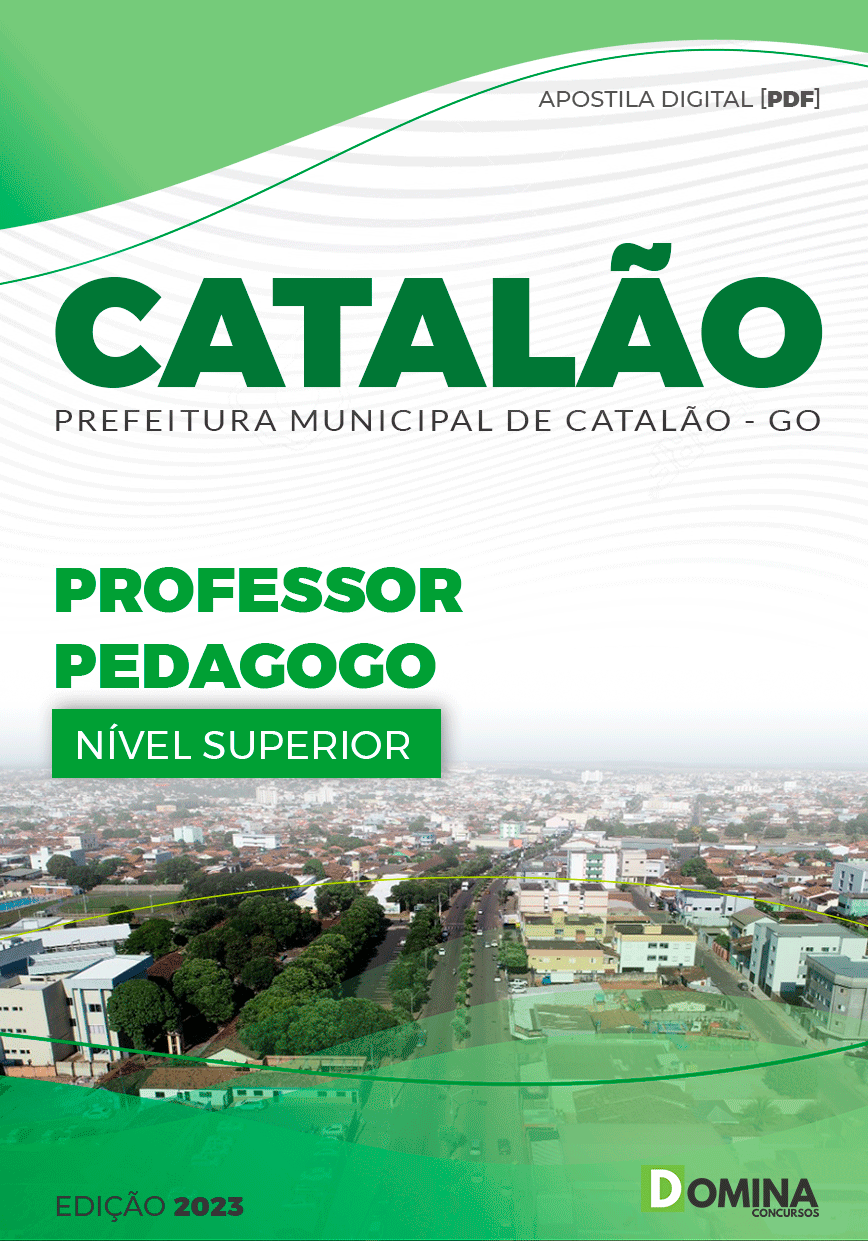 Apostila Pref Catalão GO 2023 Professor Pedagogo