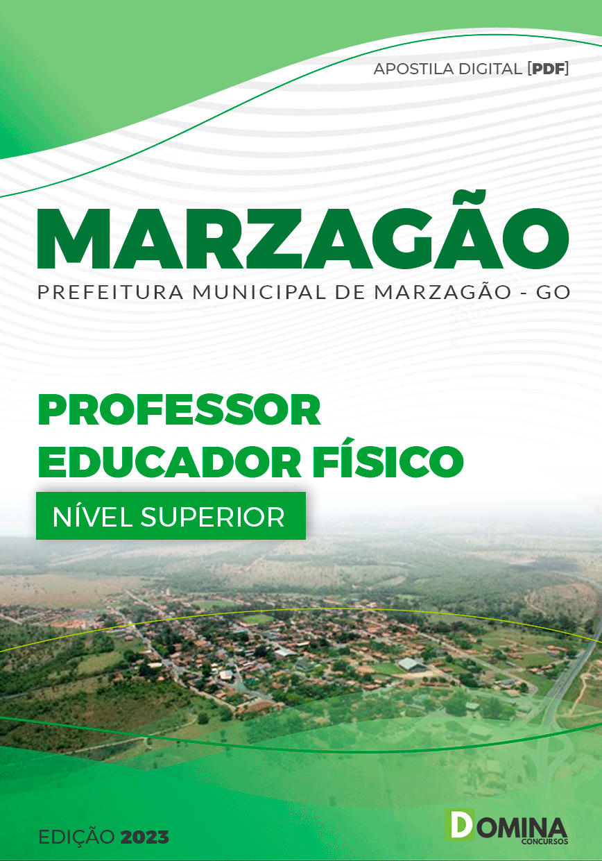 Apostila Pref Marzagão GO 2023 Professor Educação Física