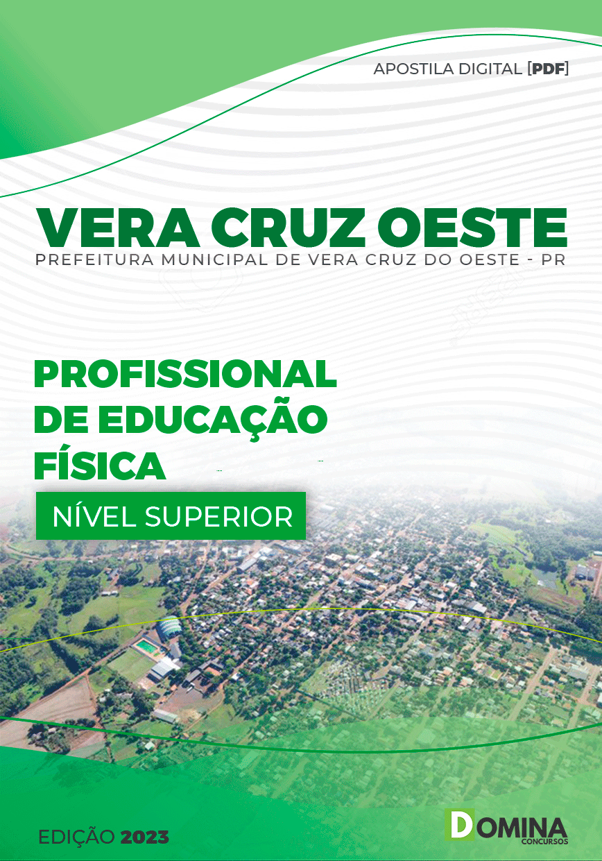 Apostila Pref Vera Cruz do Oeste PR 2023 Profissional Educação Física