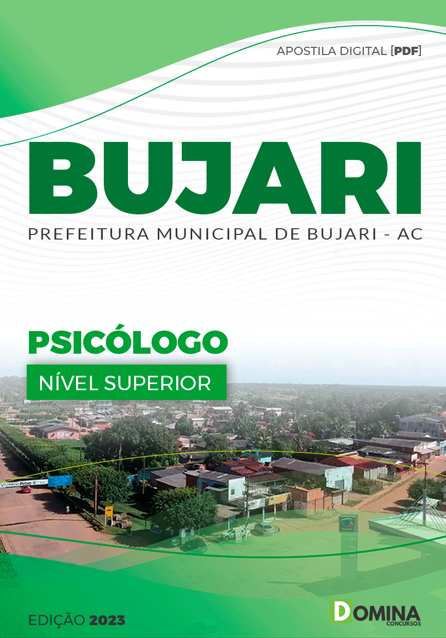 Apostila Concurso Pref Bujari AC 2023 Psicólogo