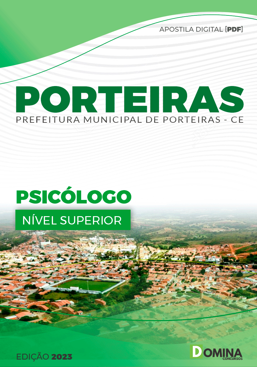 Apostila Concurso Pref Porteiras CE 2023 Psicólogo