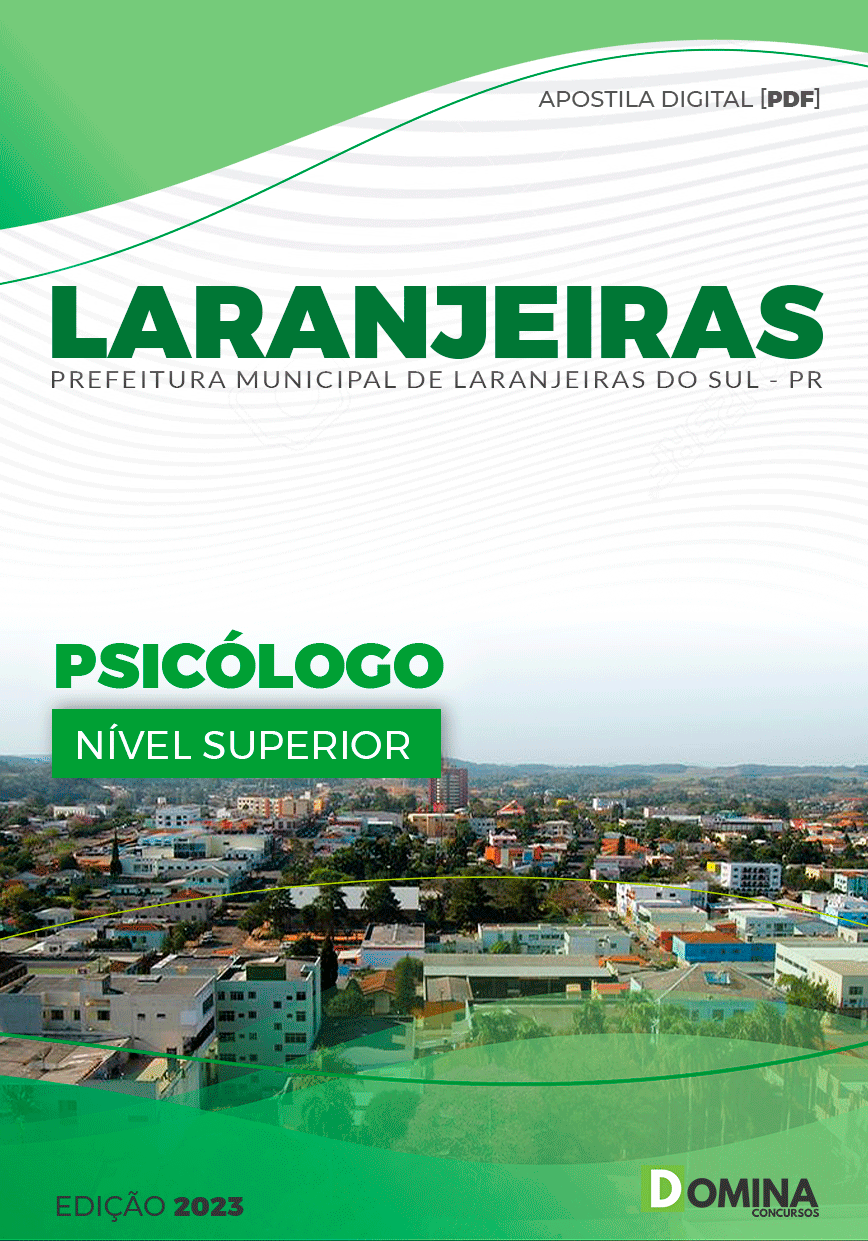 Apostila Pref Laranjeiras do Sul PR 2023 Psicólogo
