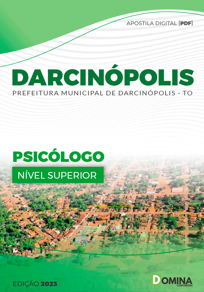 Apostila Pref Darcinópolis TO 2023 Psicólogo