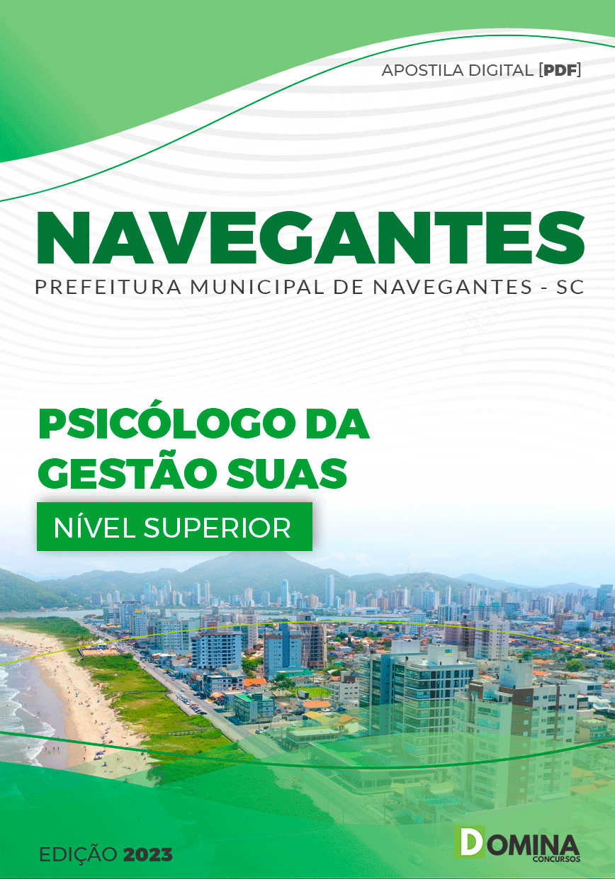 Apostila Pref Navegantes SC 2023 Psicólogo Gestão SUAS