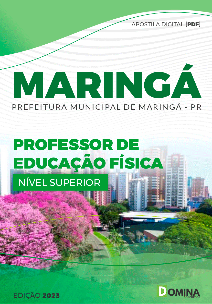 Apostila Pref Maringá PR 2023 Professor Educação Física