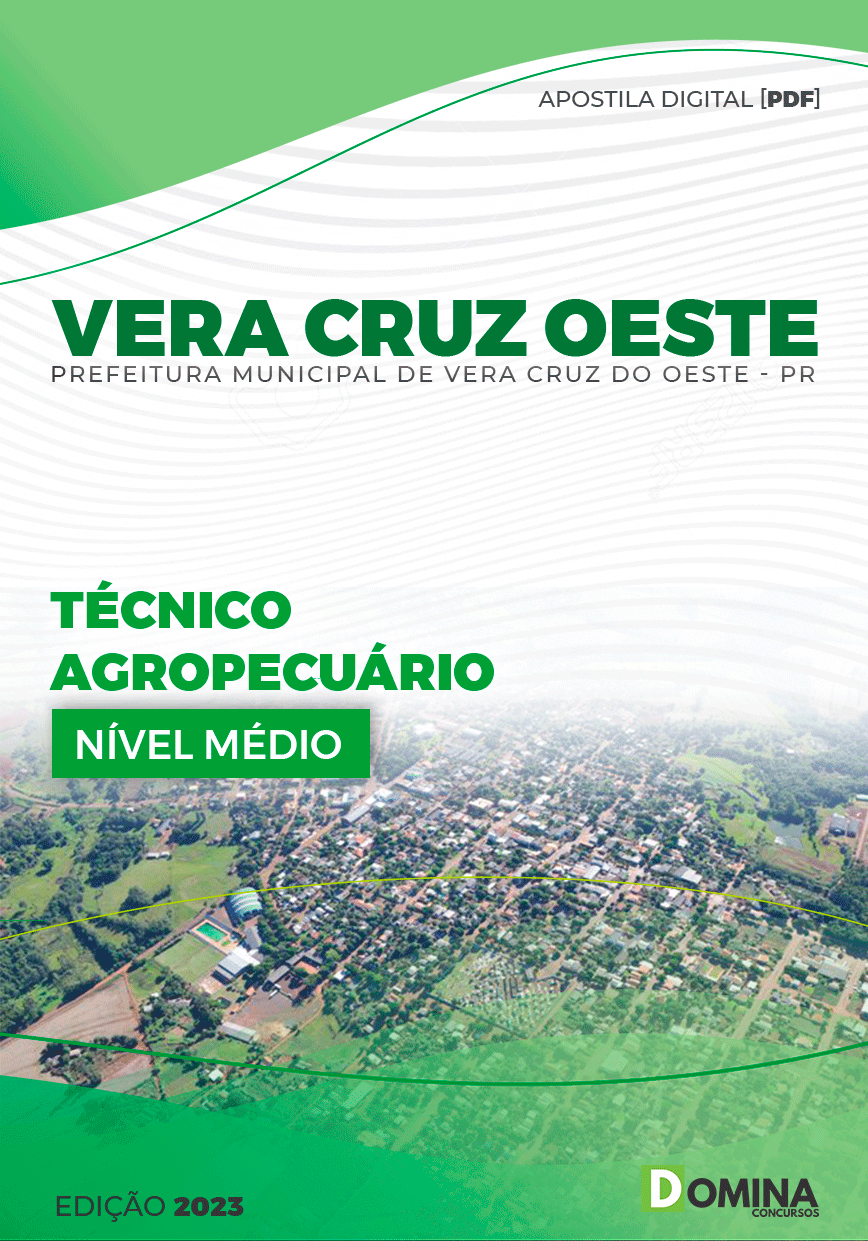 Apostila Pref Vera Cruz do Oeste PR 2023 Técnico Agropecuário