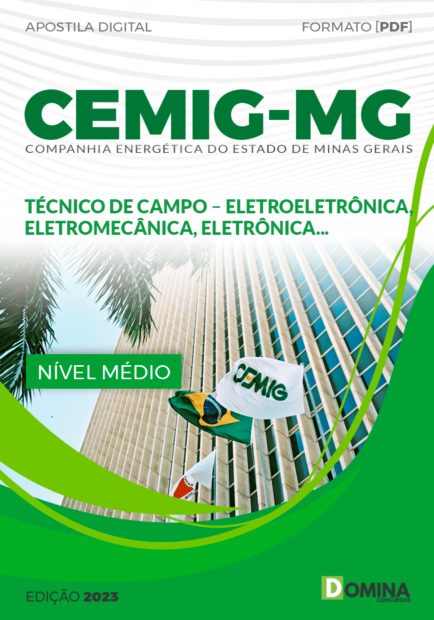 Apostila Concurso CEMIG MG 2023 Técnico Eletrônica