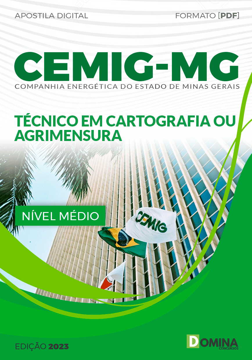 Apostila Concurso CEMIG MG 2023 Técnico Agrimensura