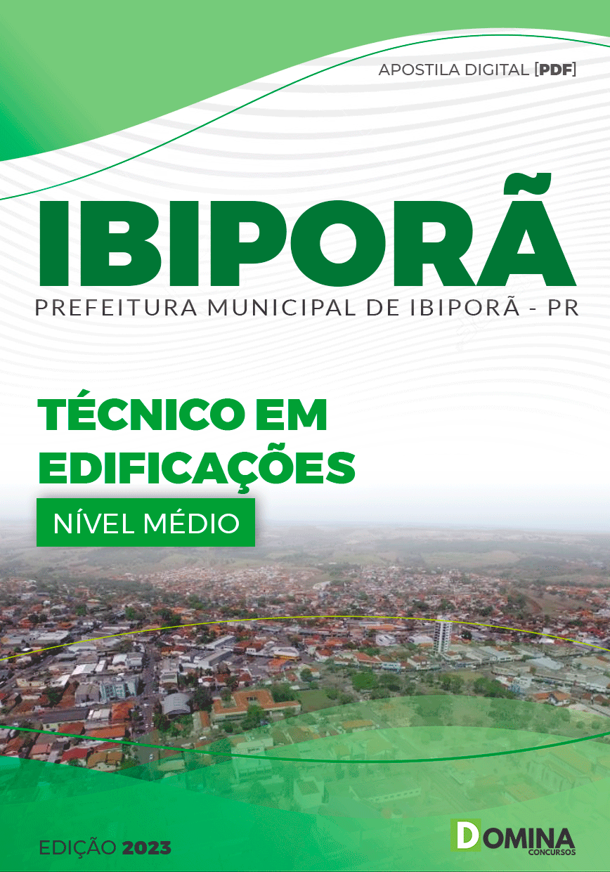 Apostila Concurso Pref Ibiporã PR 2023 Técnico Edificações