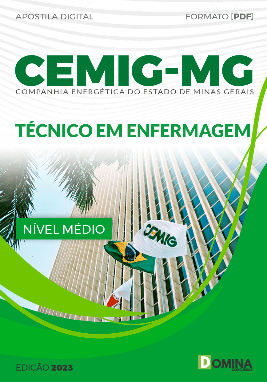 Apostila Concurso CEMIG MG 2023 Técnico Enfermagem