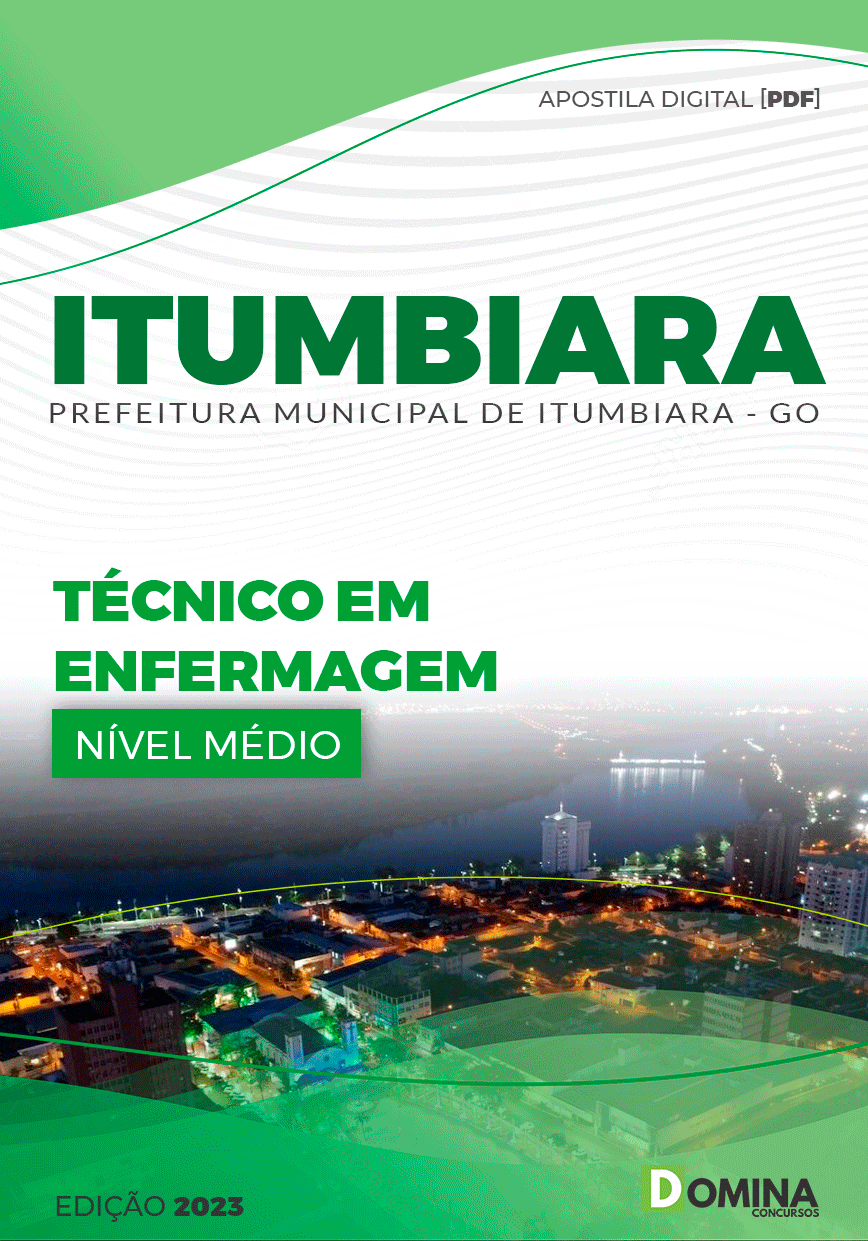 Apostila Pref Itumbiara GO 2023 Técnico Enfermagem