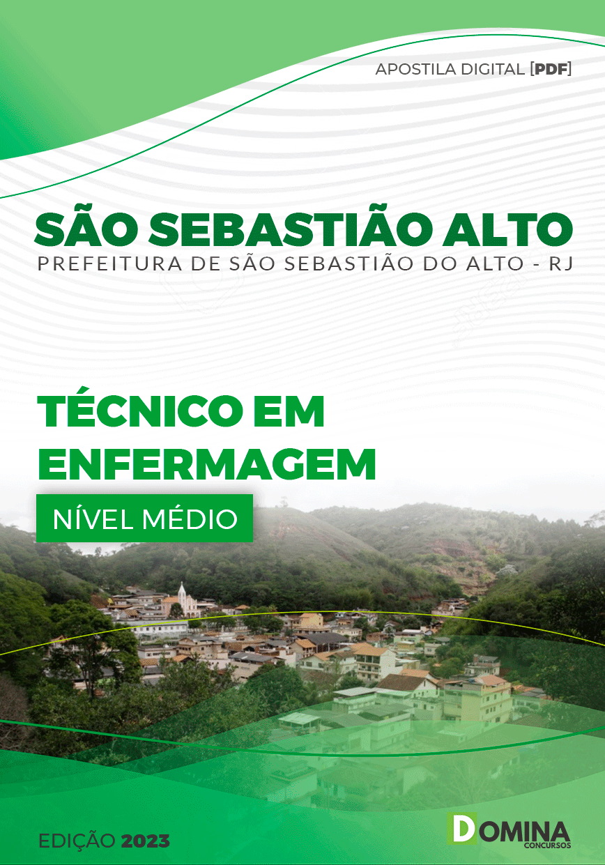 Apostila Pref São Sebastião Alto RJ 2024 Técnico Enfermagem