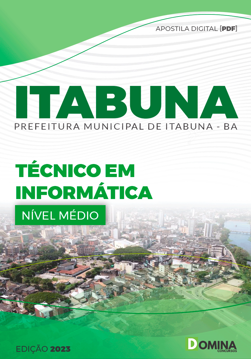 Apostila Concurso Pref Itabuna BA 2023 Técnico Informática