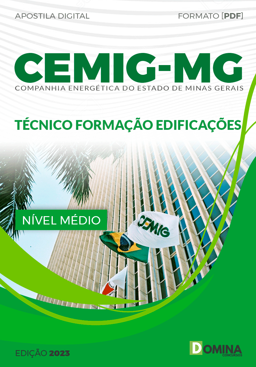 Apostila CEMIG MG 2023 Técnico Formação Edificações