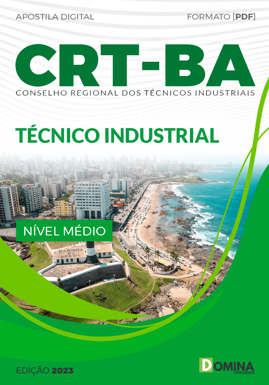 Apostila CRT BA 2023 Técnico Industrial Agente Fiscalização
