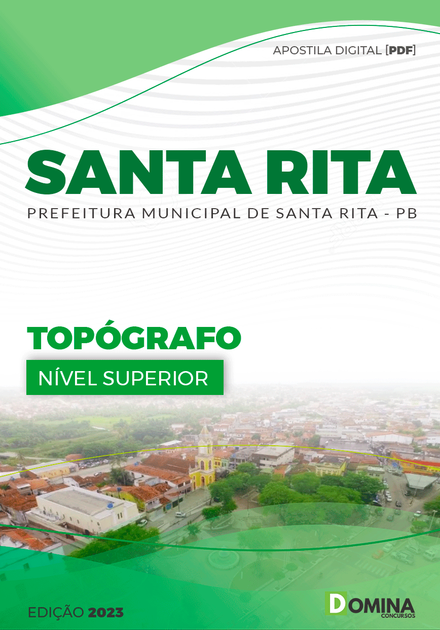 Apostila Concurso Pref Santa Rita PB 2023 Topógrafo