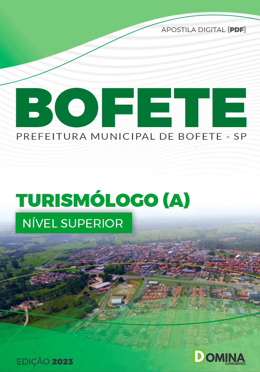 Apostila Concurso Pref Bofete SP 2023 Turismólogo