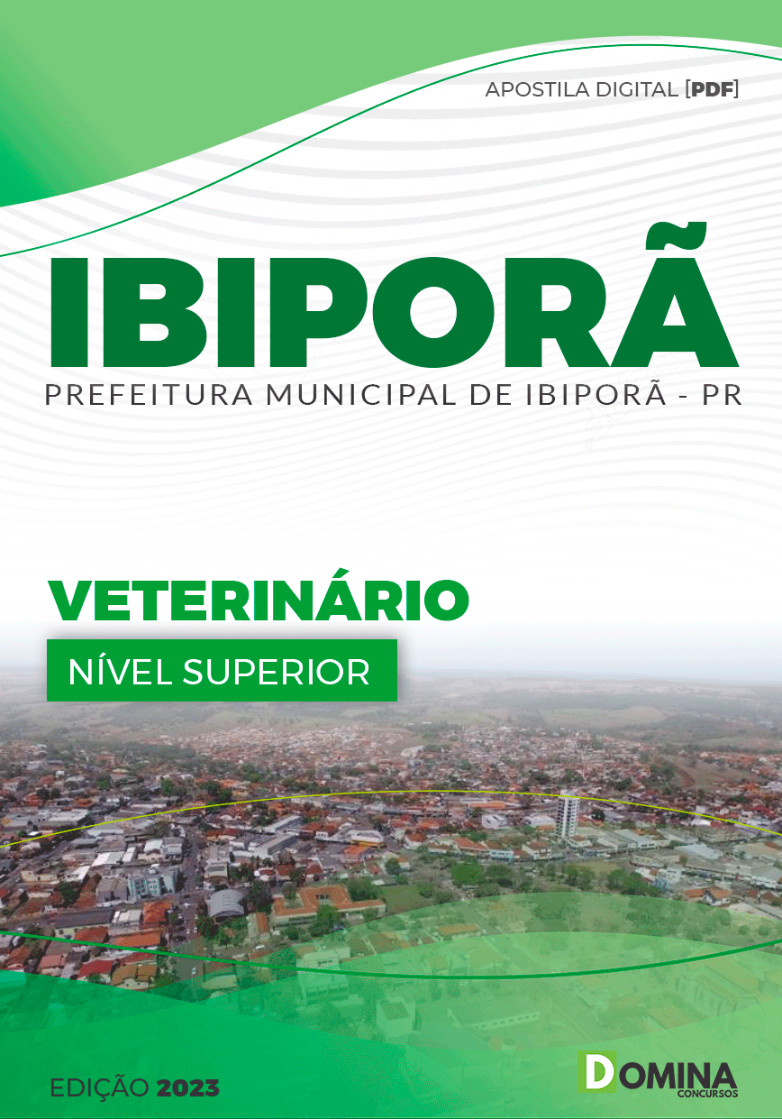 Apostila Concurso Pref Ibiporã PR 2023 Veterinária