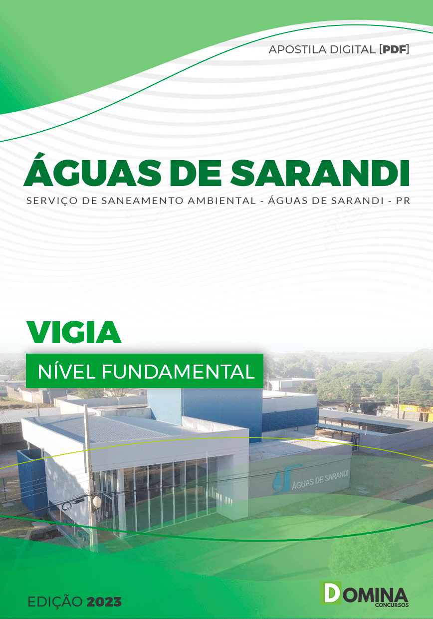 Apostila Digital ÁGUAS DE SARANDI PR 2023 Vigia