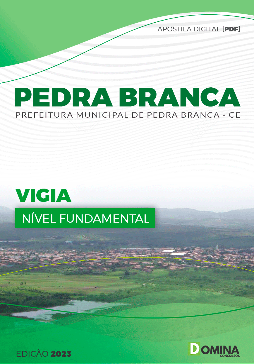 Apostila Concurso Pref Pedra Branca CE 2023 Vigia