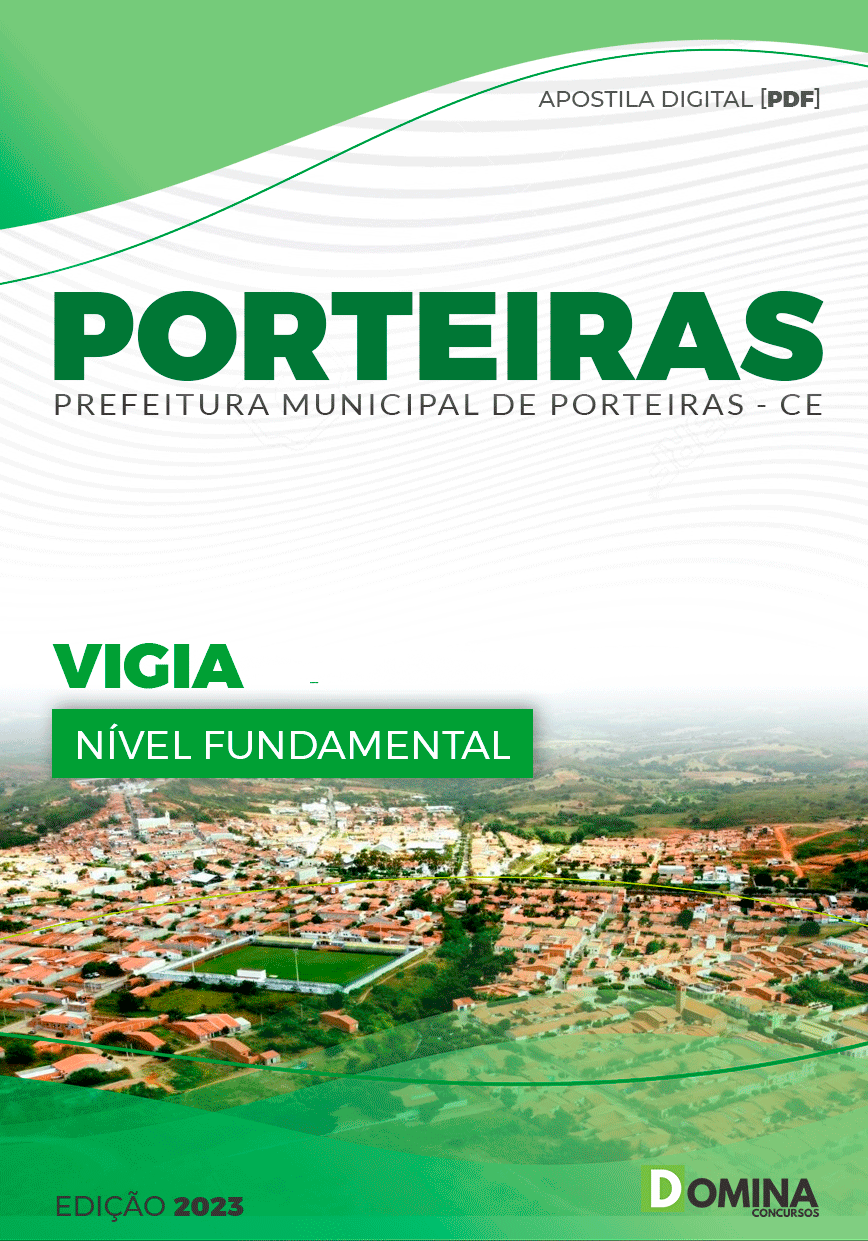 Apostila Digital Concurso Pref Porteiras CE 2023 Vigia