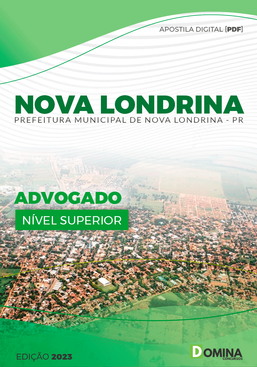 Apostila Pref Nova Londrina PR 2023 Advogado