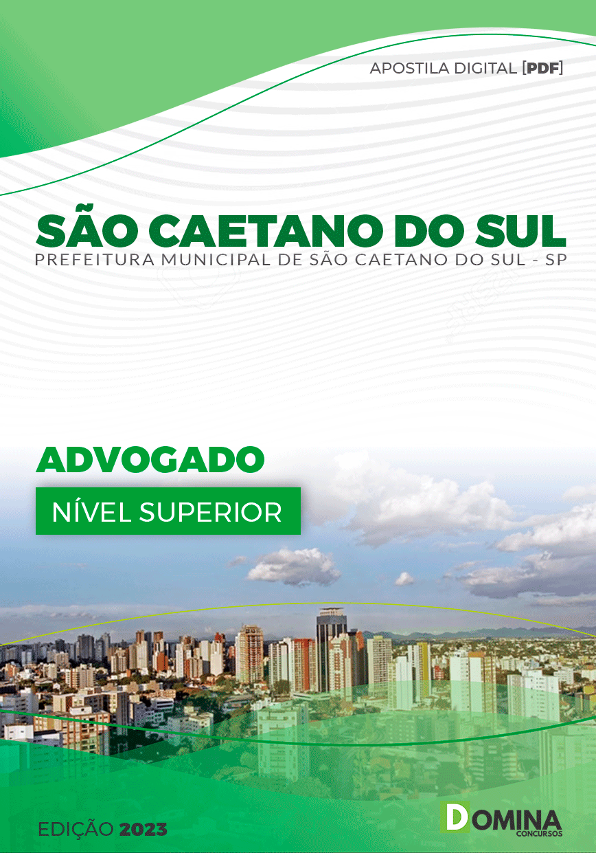 Apostila Pref São Caetano do Sul SP 2023 Advogado