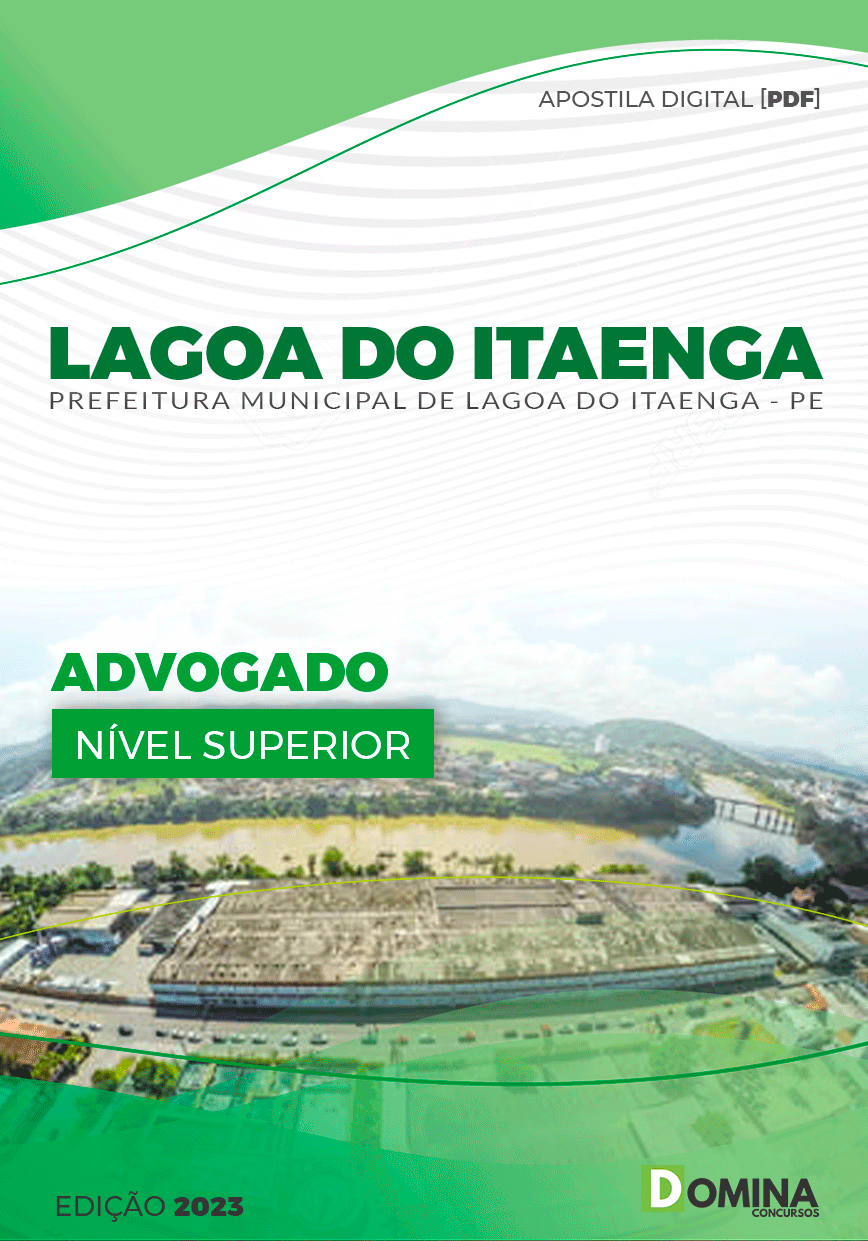 Apostila Pref Lagoa de Itaenga PE 2023 Advogado