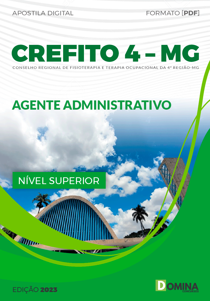 Apostila Concurso CREFITO 4 MG 2023 Agente Administrativo