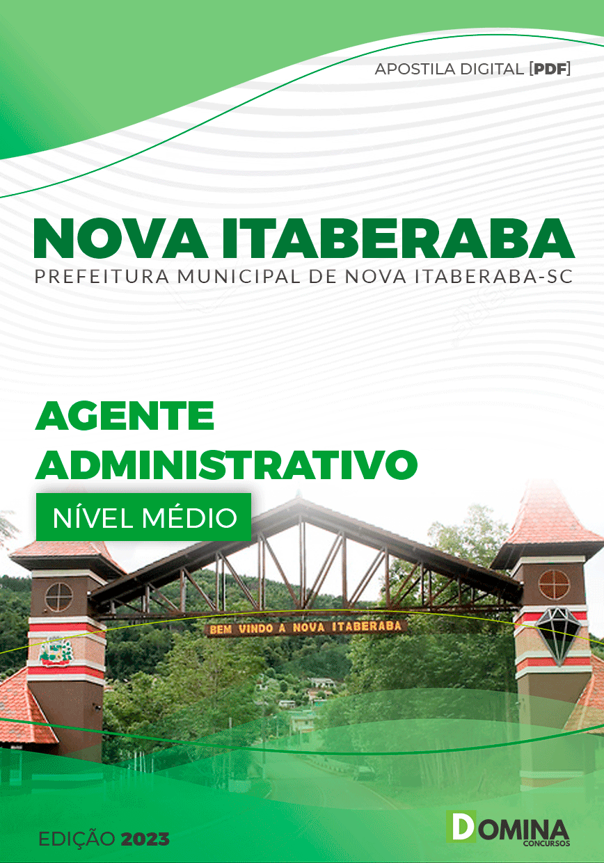 Apostila Pref Nova Itaberaba SC 2023 Auxiliar Administrativo