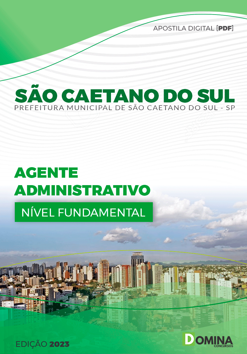Apostila Pref São Caetano do Sul SP 2023 Agente Administrativo