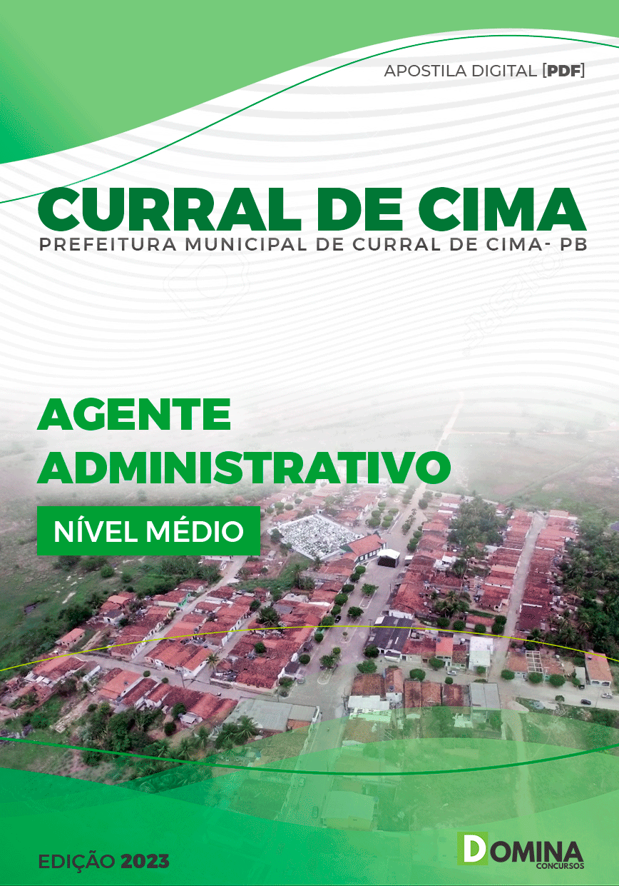 Apostila Pref Curral de Cima PB 2023 Agente Administrativo