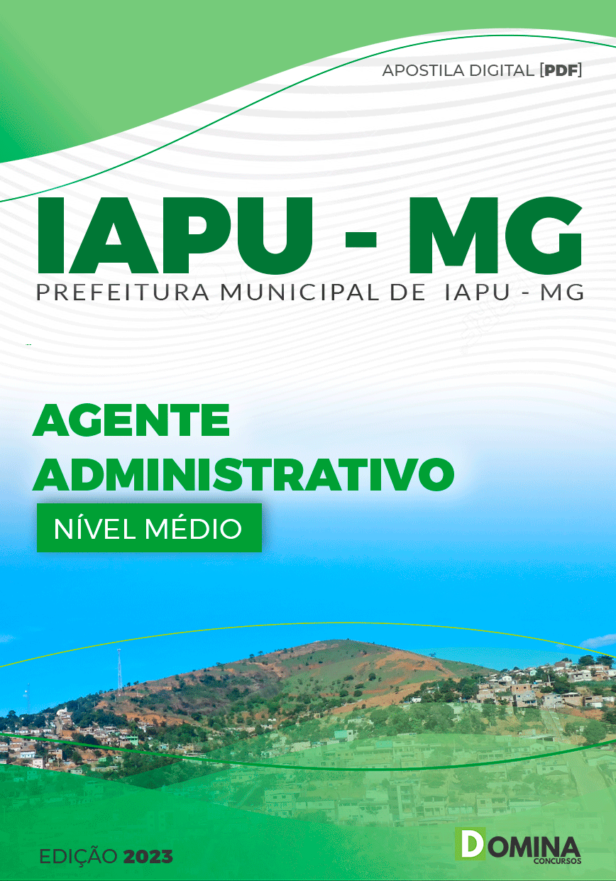 Apostila Concurso Pref Iapu MG 2023 Agente Administrativo