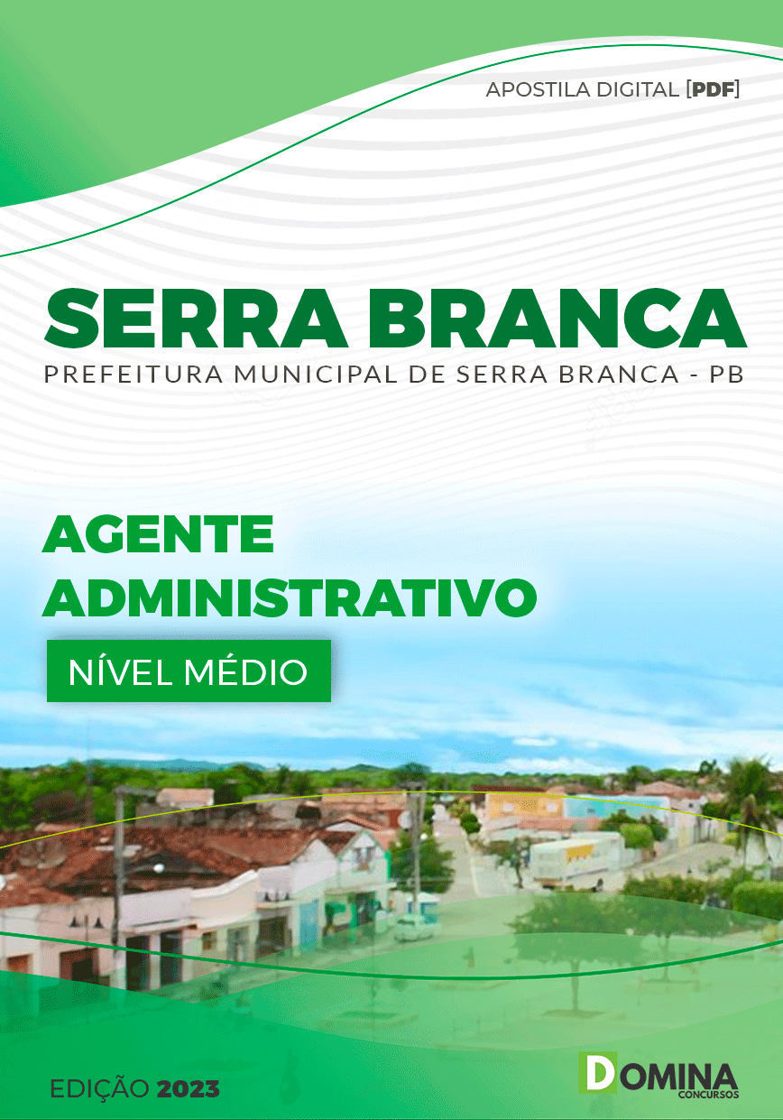 Apostila Pref Serra Branca PB 2023 Agente Administrativo