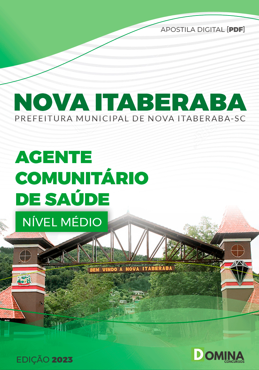 Apostila Pref Nova Itaberaba SC 2023 Auxiliar Comunitário Saúde