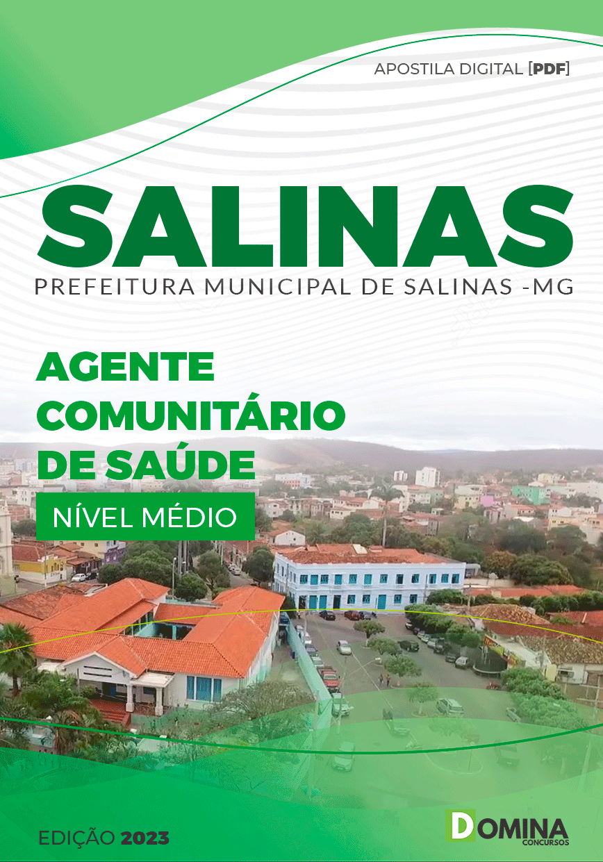 Apostila Pref Salinas MG 2023 Agente Comunitário Saúde