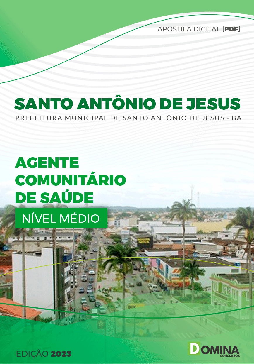 Pref Santo Antônio de Jesus BA 2023 Agente Comunitário Saúde