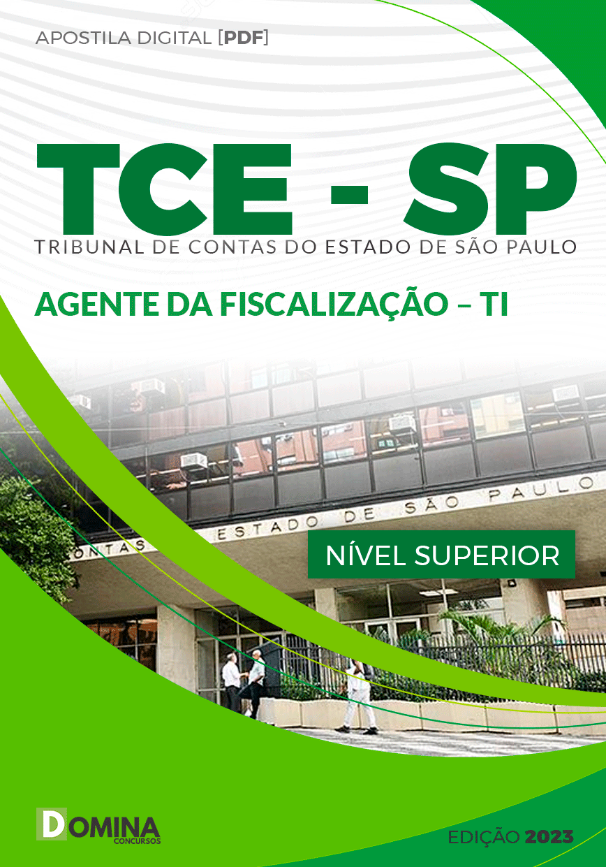 Apostila TCE SP 2023 Agente da Fiscalização TI