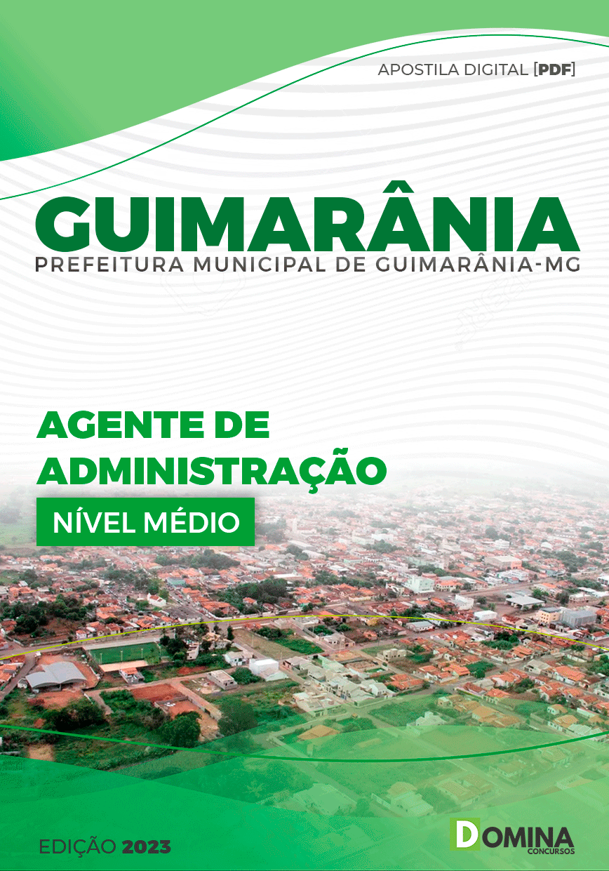 Apostila Concurso Pref Guimarânia MG 2023 Agente Administração