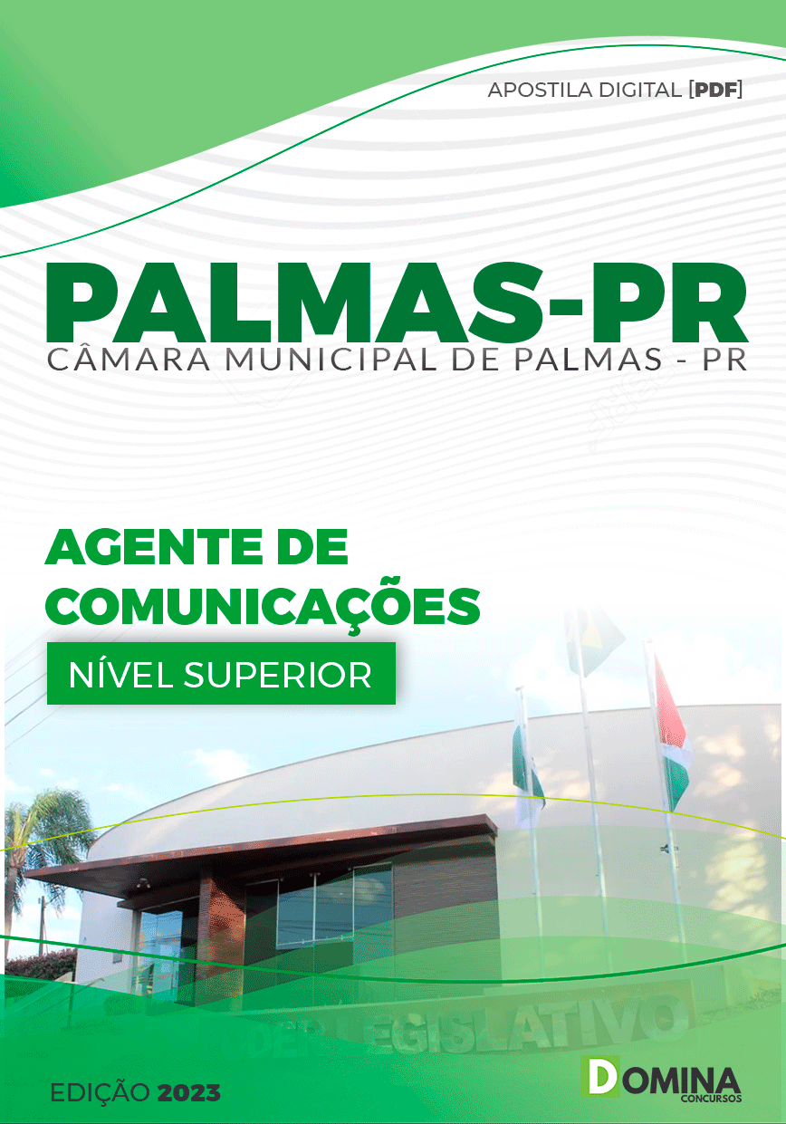 Apostila Câmara Palmas PR 2023 Agente de Comunicações